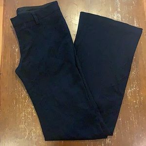 Frankie B. Black/Pinstripe Wise Leg Pants_Size 6